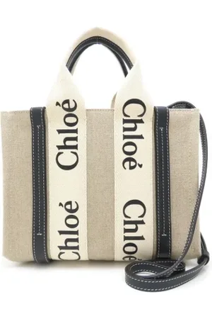Chloé Pre-owned, Dame, Hvid, ONE SIZE, Uld, Pre-owned Laeder hndtasker