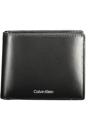 Calvin Klein Tilbehør, Herre, Sort, ONE SIZE, Læder, Sort Læder Herre Pung Rfid Beskyttelse