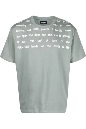 Pleasures Top, Herre, Grå, S, Herre Heavyweight T-Shirt