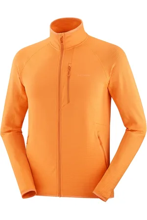 Salomon Sport, Herre, , XL, Uld, Gurkemeje Letvægtsvarm Jakke