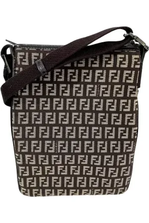 Fendi Pre-owned, Dame, Brun, ONE SIZE, Tyl, Pre-owned Canvas fendi-tasker