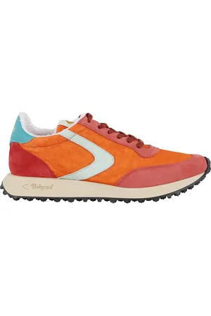 Valsport 1920 Sko, Herre, Flerfarvet, 41 EU, Nylon, Vintage Nylon Sneakers Orange Ruskind