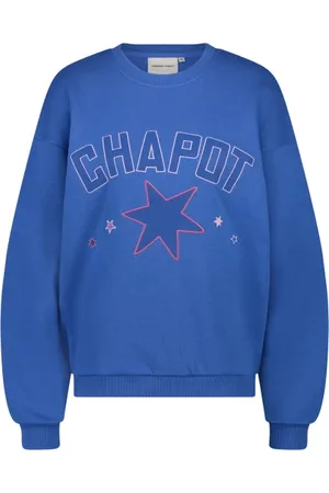 Fabienne Chapot Sweathshirts & Hoodies, Dame, Blå, S, Terry Sport Heart Sweater