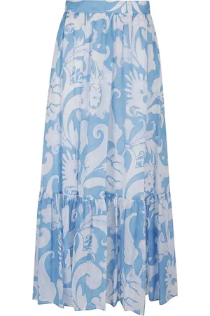 Etro Nederdel, Dame, Blå, XS, Bomuld, Blå Bomuld Nederdel Stilfuld Alsidig Garderobe