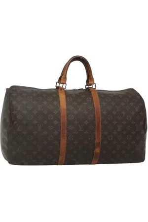 LOUIS VUITTON Pre-owned, Dame, Brun, ONE SIZE, Tyl, Pre-owned canvas tasker