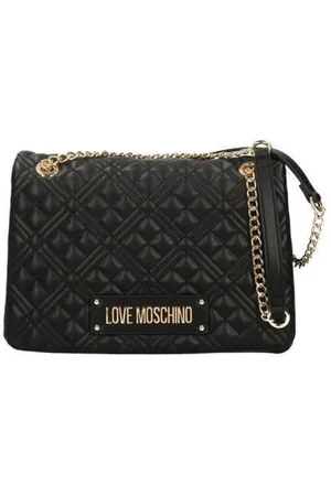 Moschino Taske, Dame, Sort, ONE SIZE, Uld, Quiltet PU Skuldertaske