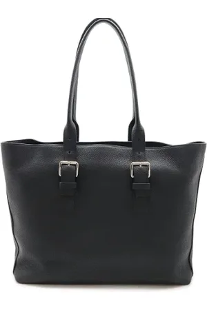LOUIS VUITTON Pre-owned, Dame, Sort, ONE SIZE, Tyl, Pre-owned Laeder totes