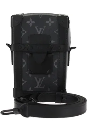 LOUIS VUITTON Pre-owned, Herre, Sort, ONE SIZE, Uld, Pre-owned Laeder louis-vuitton-tasker