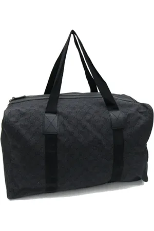 Gucci Pre-owned, Dame, Sort, ONE SIZE, Uld, Pre-owned Canvas gucci-tasker