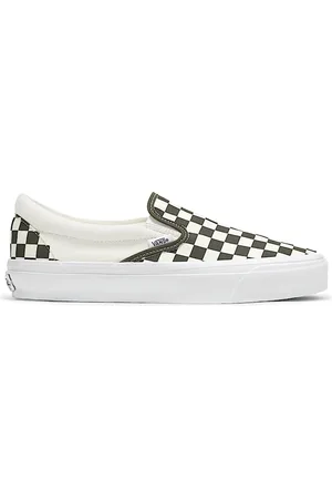 Vans Sko, Herre, Grøn, 42 1/2 EU, Grønternet Slip-On Sneakers