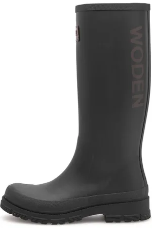 Woden Sko, Dame, Sort, 37 EU, Bomuld, Le Waterproof