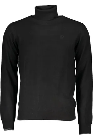 North Sails Strik, Herre, Sort, M, Miljvenlig Sort Polyamid Sweater