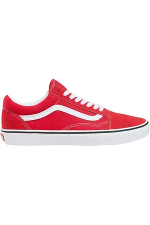 Vans Sko, Dame, Rød, 40 EU, Racing Sneakers Old Skool Stil