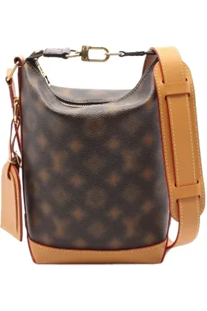 LOUIS VUITTON Pre-owned, Herre, Brun, ONE SIZE, Uld, Pre-owned canvas tasker
