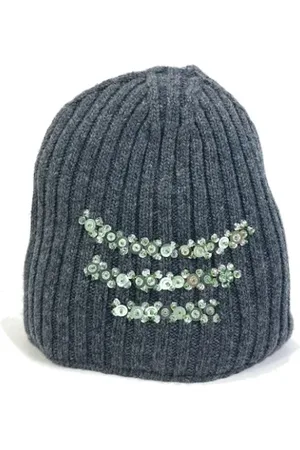 Prada Pre-owned, Dame, Grå, ONE SIZE, Uld, Pre-owned Uld hatte