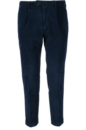 Biagio Santaniello Bukser, Herre, Blå, 2XL, Bomuld, Bomuld Elastan Bukser
