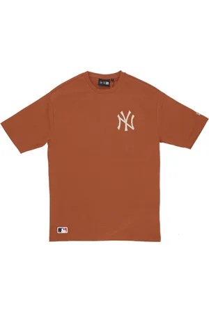 New Era Top, Herre, Brun, XL, Bomuld, MLB League Essentials Oversize Tee Earth