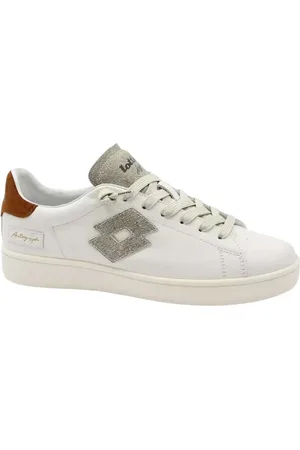 Lotto Sko, Herre, Hvid, 45 EU, Stribet Signatur Design