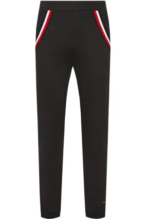 Tommy Hilfiger Bukser, Herre, Sort, XL, Bomuld, Logo Bomuld Blandt Herre Bukser