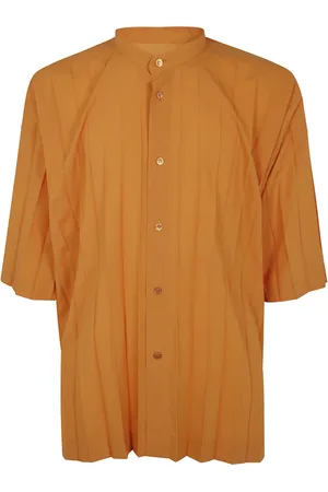 Issey Miyake Skjorte, Herre, , L, Uld, Stilfuld Edge Skjorte
