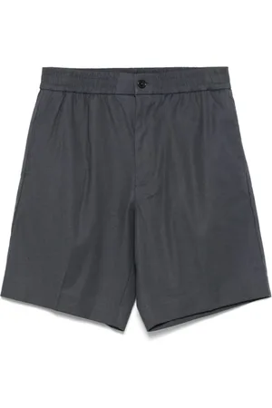 Calvin Klein Shorts, Herre, Blå, W32, Blå Shorts med Elastisk Talje