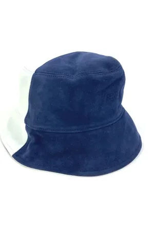 Fendi Pre-owned, Dame, Blå, ONE SIZE, Tyl, Pre-owned Stof hatte