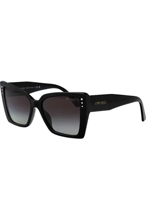 Jimmy Choo Tilbehør, Dame, Sort, 54 MM, Uld, Stilfulde solbriller med model 0Jc5001B