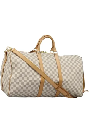 LOUIS VUITTON Pre-owned, unisex, Hvid, ONE SIZE, Uld, Pre-owned canvas tasker