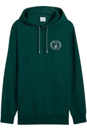 PUMA Sweathshirts & Hoodies, Dame, Grøn, S, Slytherin Hættetrøje Sweat Dark Myrtle