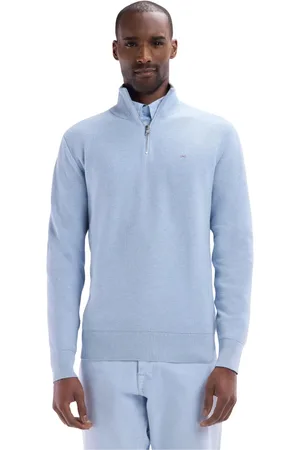 Eden Park Strik, Herre, Blå, L, Bomuld, Sweatshirts & Hoodies