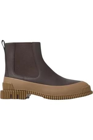 Camper Sko, Dame, Brun, 41 EU, Læder, Chunky Sole Chelsea Støvler Multifarvet Design
