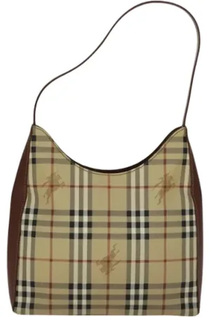 Burberry Pre-owned, Dame, , ONE SIZE, Uld, Pre-owned Laeder skuldertasker