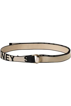 Stella McCartney Tilbehør, Dame, , L, Bomuld, Elegant Logo Bælte Kvinder