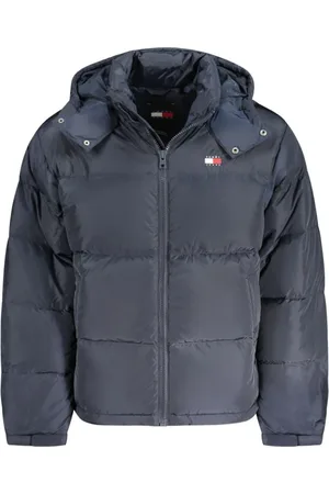 Tommy Hilfiger Jakke, Herre, Blå, L, Polyester, Blå Polyester Jakke