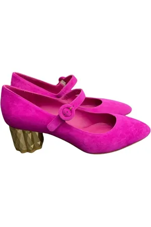 Salvatore Ferragamo Sko, Dame, Lyserød, 39 1/2 EU, Elegant Decollete Sko til Kvinder