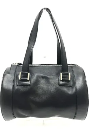 Bvlgari Pre-owned, Dame, Sort, ONE SIZE, Tyl, Pre-owned Laeder hndtasker