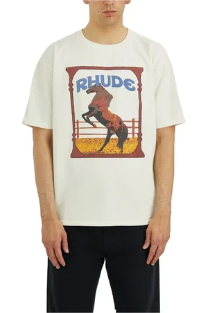 Rhude Top, Herre, , M, Uld, Stilfuldt T-shirt med Cadre Design