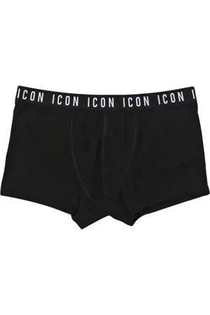 Dsquared2 Undertøj, Herre, Sort, S, Uld, Stilfulde Sorte Boxershorts