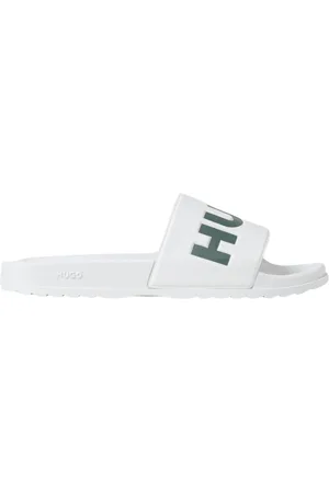 HUGO BOSS Sko, Herre, Hvid, 45 EU, Mint Slide Sandaler