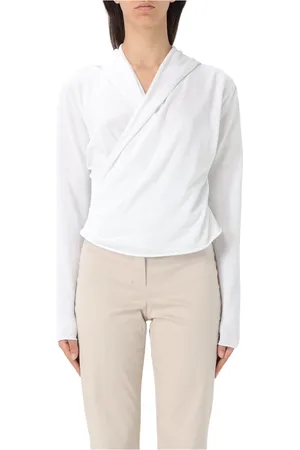 add Top, Dame, Hvid, L, Uld, Stilfuld TOP til din garderobe