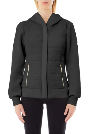 Liu Jo Jakke, Dame, Sort, M, Uld, Jersey Jakke til Stilfuldt Look
