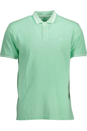 HARMONT&BLAINE Top, Herre, Grøn, XL, Bomuld, Polo Bluser