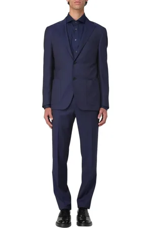 corneliani Jakkesæt, Herre, Blå, 2XL, Elegant Blåt To-Delt Jakkesæt