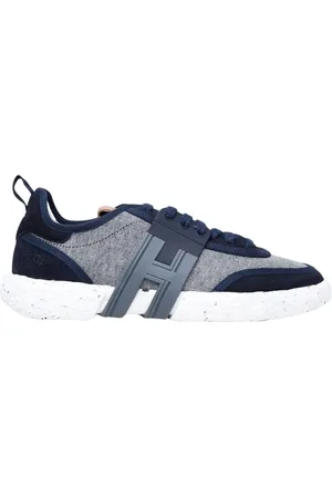 Hogan Sko, Herre, Blå, 41 EU, Uld, Stilfulde Sneakers til Mænd og Kvinder