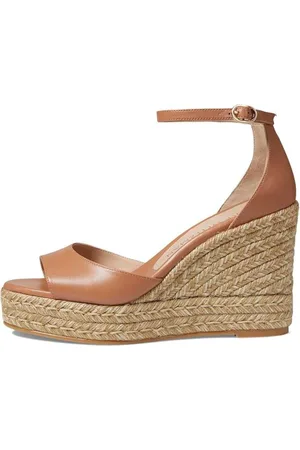 Stuart Weitzman Sko, Dame, Brun, 35 1/2 EU, Kile Espadriller med Stil