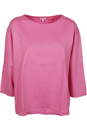 Aspesi Top, Dame, Lyserød, S, Bomuld, bådhals top