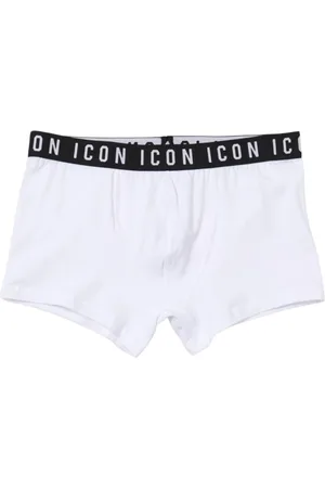 Dsquared2 Undertøj, Herre, Hvid, XL, Bomuld, Icon Bomuld Briefs
