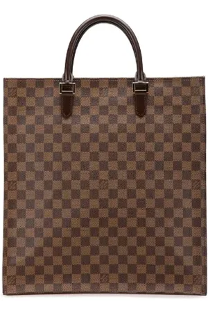 LOUIS VUITTON Pre-owned, Herre, Brun, ONE SIZE, Læder, Pre-owned Canvas totes
