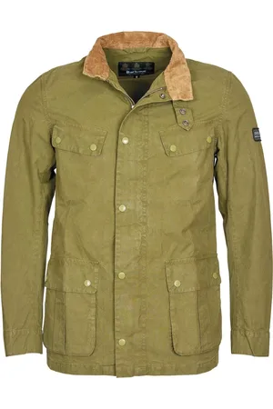 Barbour Jakke, Herre, Grøn, L, Bomuld, Let sommerjakke