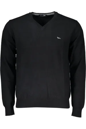HARMONT&BLAINE Strik, Herre, Sort, 2XL, Herre Sort Sweater